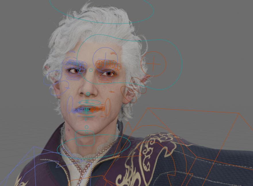 Facial Rig Close Up
